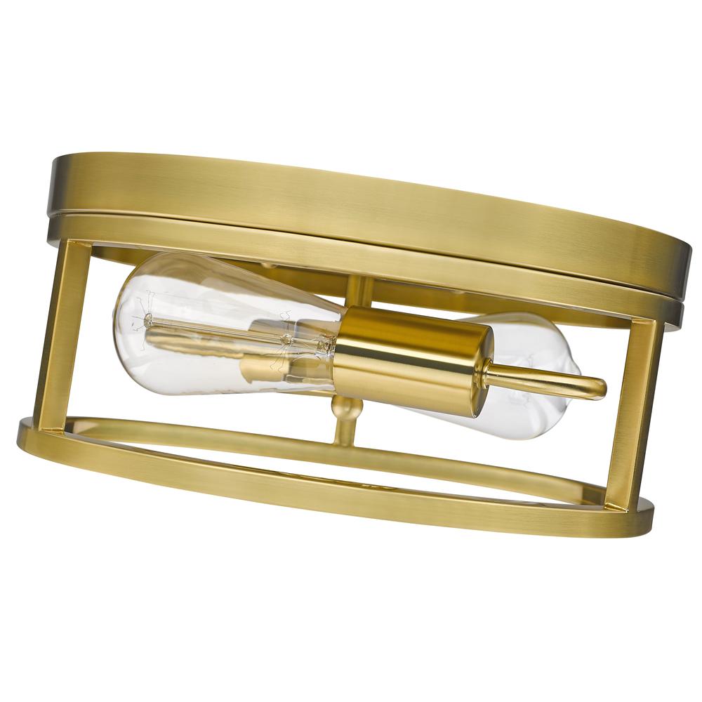 Flush Mount Gold Iron. Picture 5