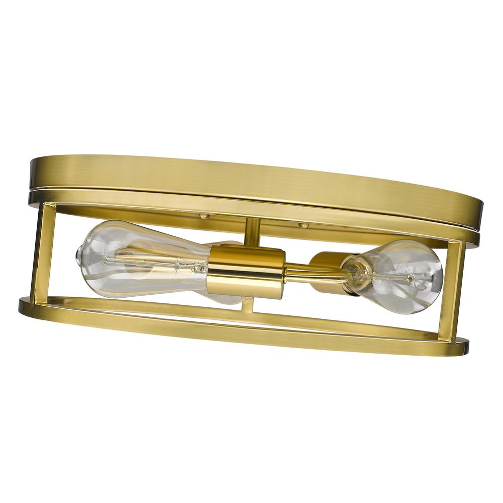 Flush Mount Gold Iron. Picture 5