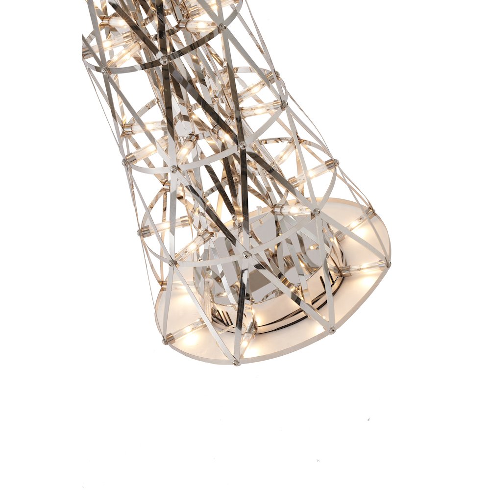 56-Light Chrome LED Stainless Steel table Lamp. Picture 5