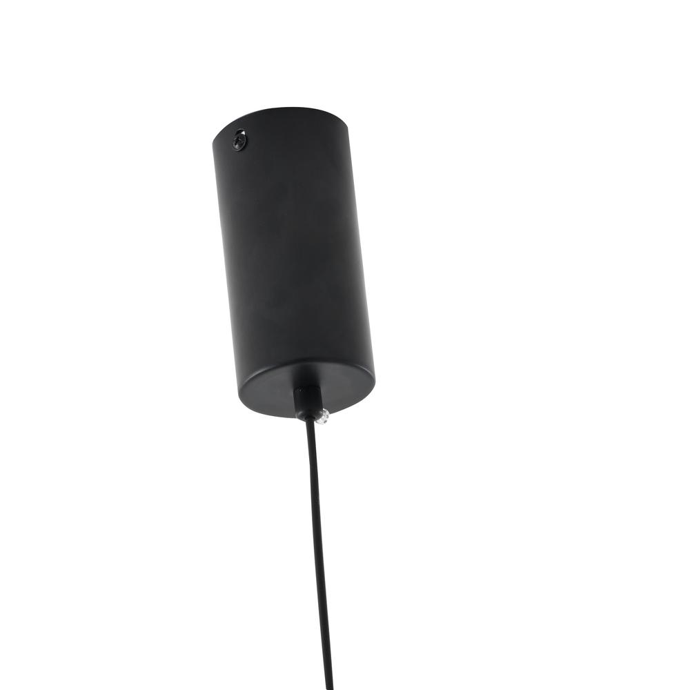 LED Pendant Black Iron & Acrylic. Picture 5