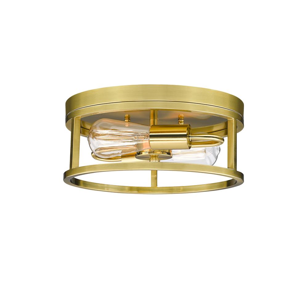 Flush Mount Gold Iron. Picture 1