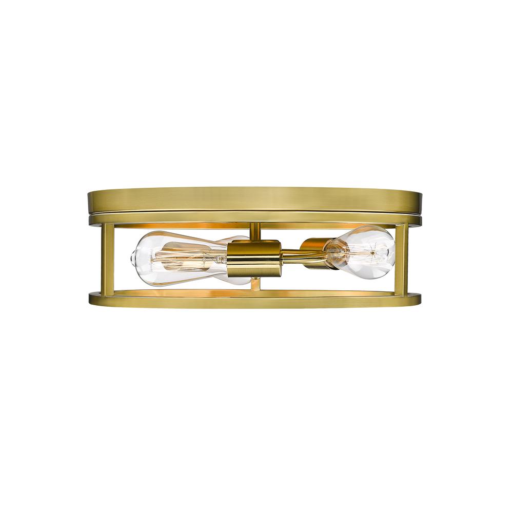 Flush Mount Gold Iron. Picture 4