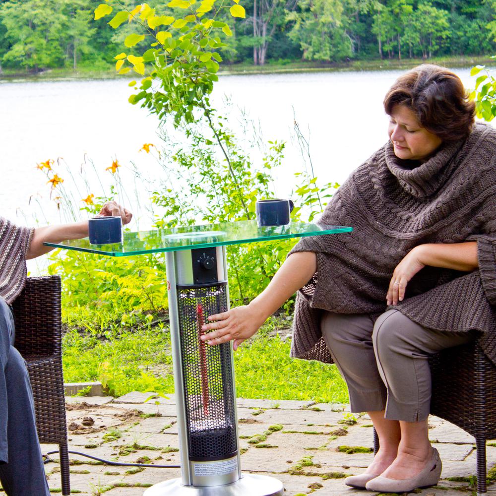 Infrared Electric Outdoor Heater - Bistro Table. Picture 5