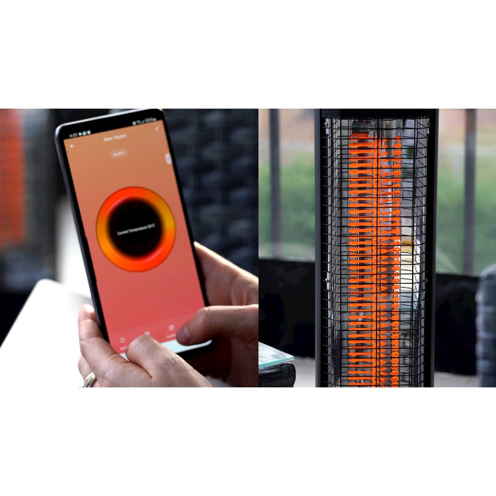 Infrared Electric Outdoor Heater - Free Standing. Picture 3