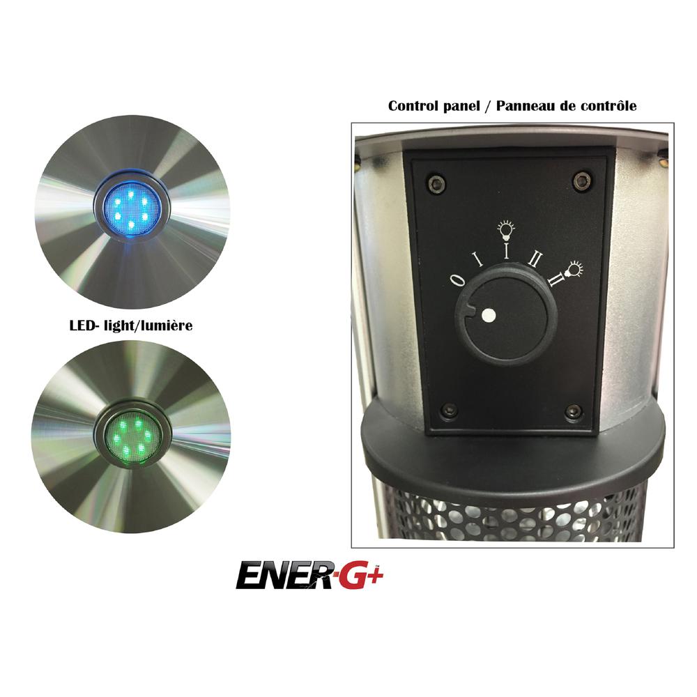Infrared Electric Outdoor Heater - Bistro Table. Picture 3