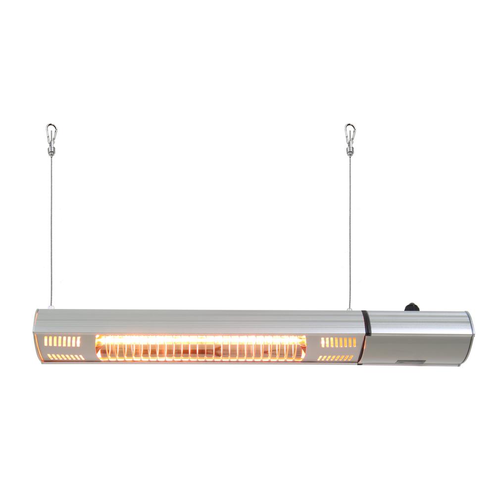 Infrared Electric Outdoor Heater - Wall Mounted with Remote. Picture 1