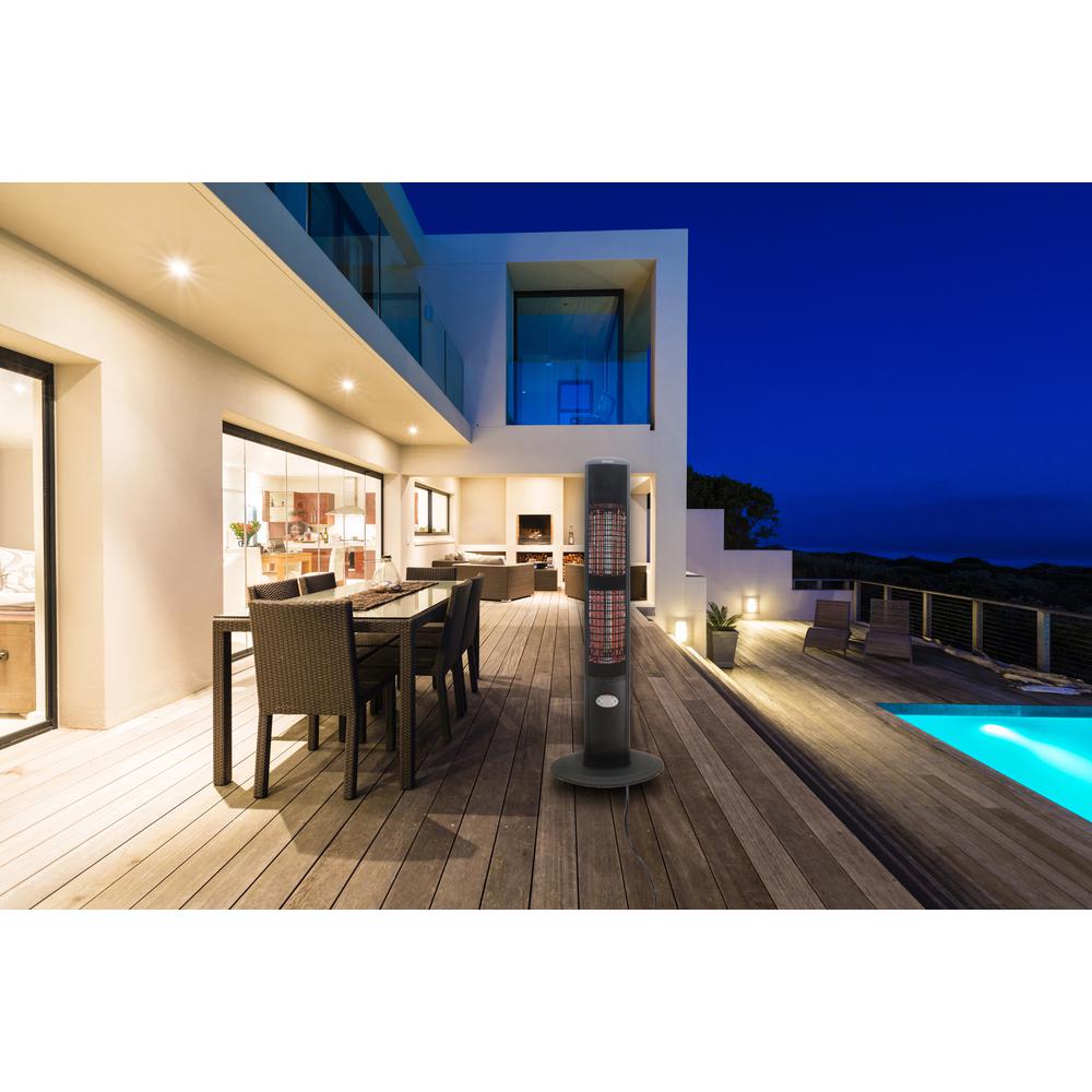 Infrared Electric Outdoor Heater - Freestanding with Remote. Picture 4