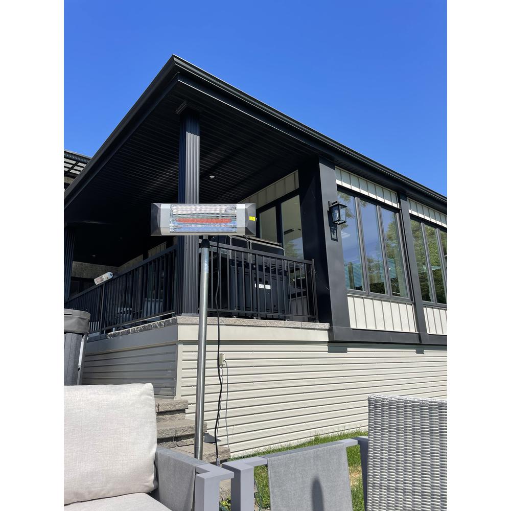 Infrared Electric Outdoor Heater - Pole Mounted. Picture 6