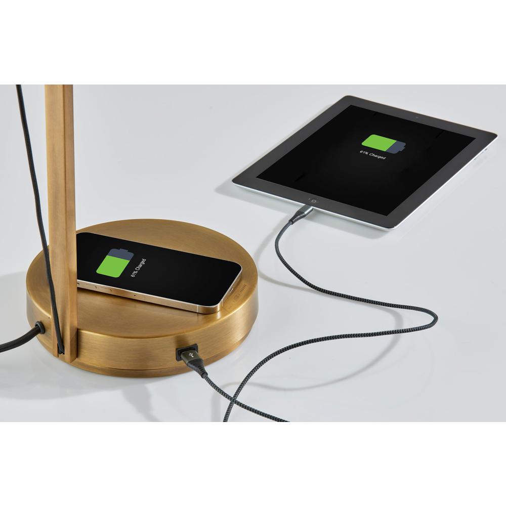 Turrell Task Lamp w. Wireless Charging. Picture 8