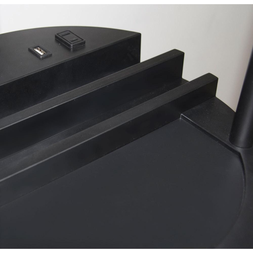 Charging Station Shelf Floor Lamp. Picture 6