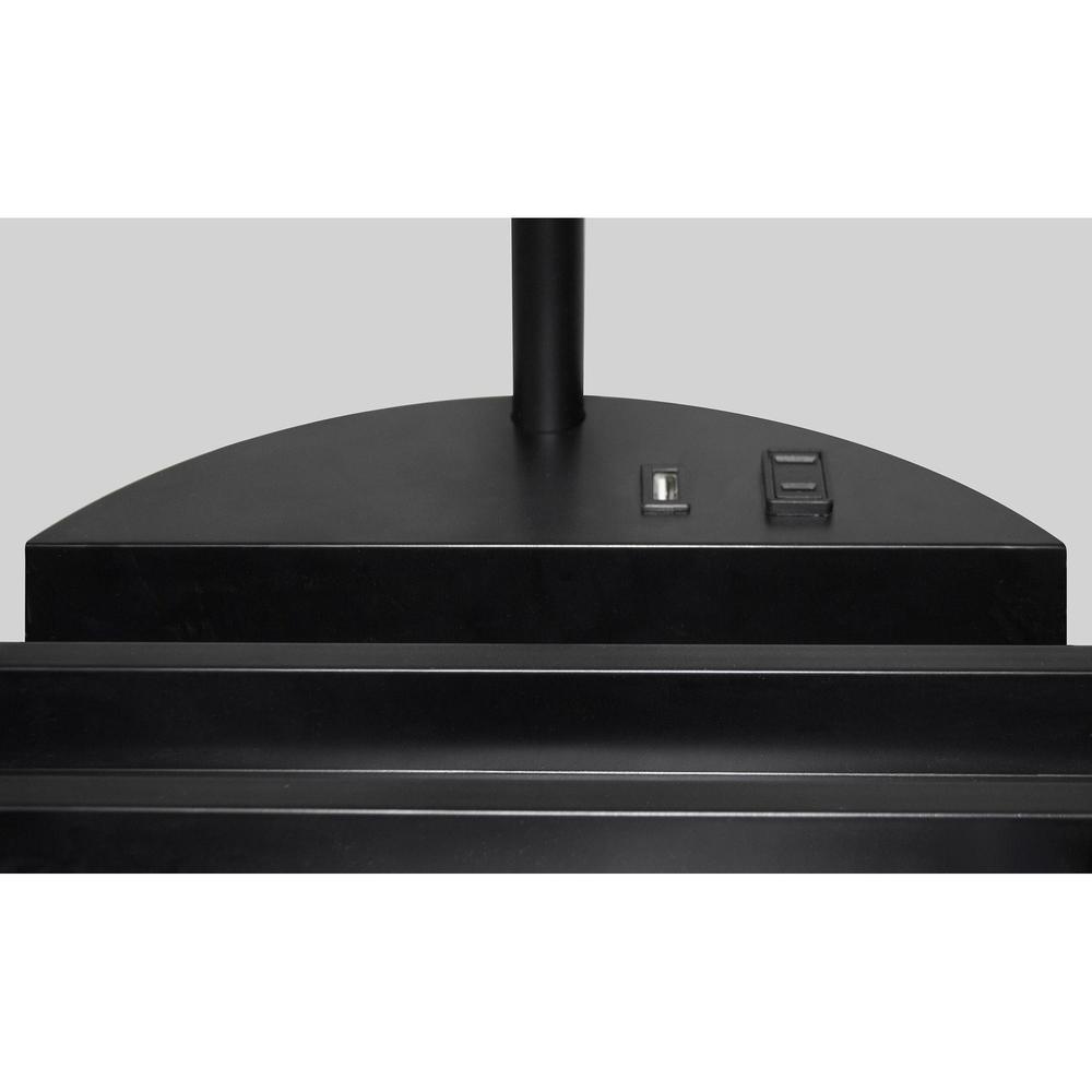 Charging Station Shelf Floor Lamp. Picture 7