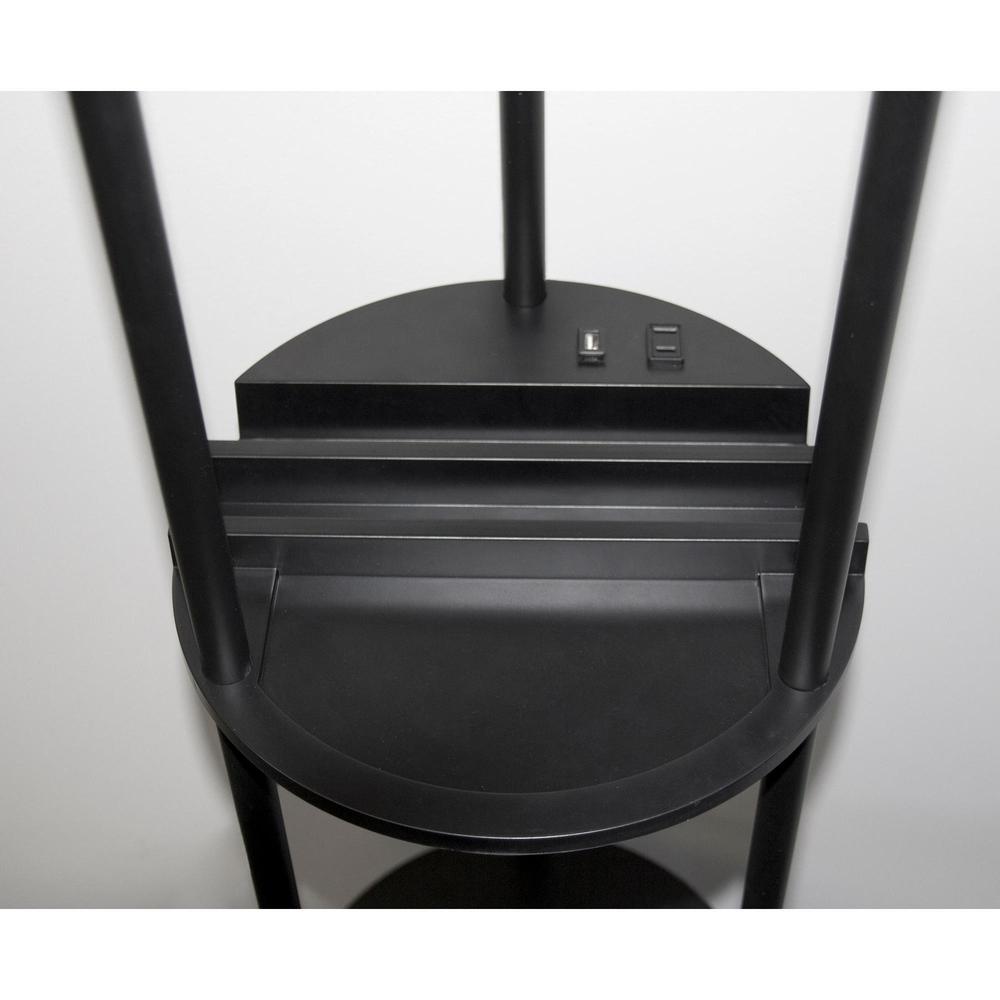 Charging Station Shelf Floor Lamp. Picture 10