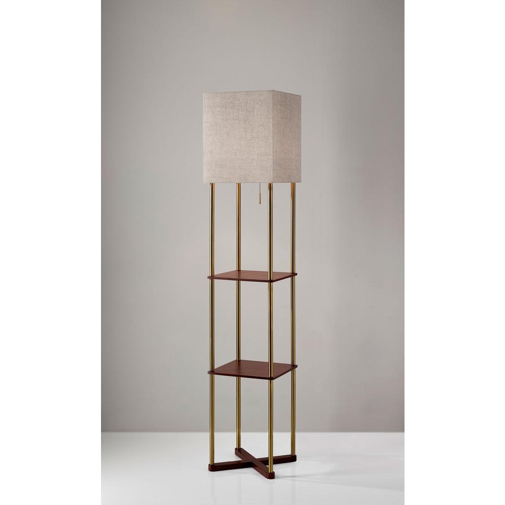 Harrison Shelf Floor Lamp. Picture 2