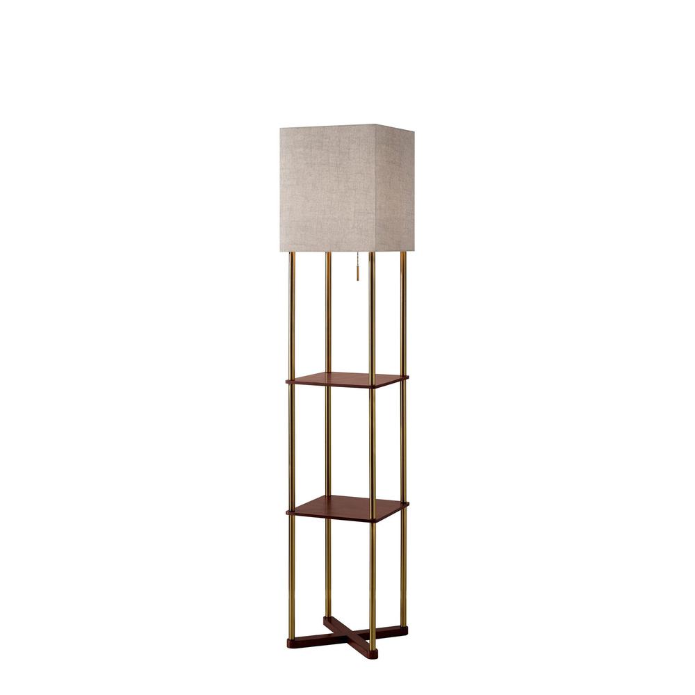 Harrison Shelf Floor Lamp. Picture 1