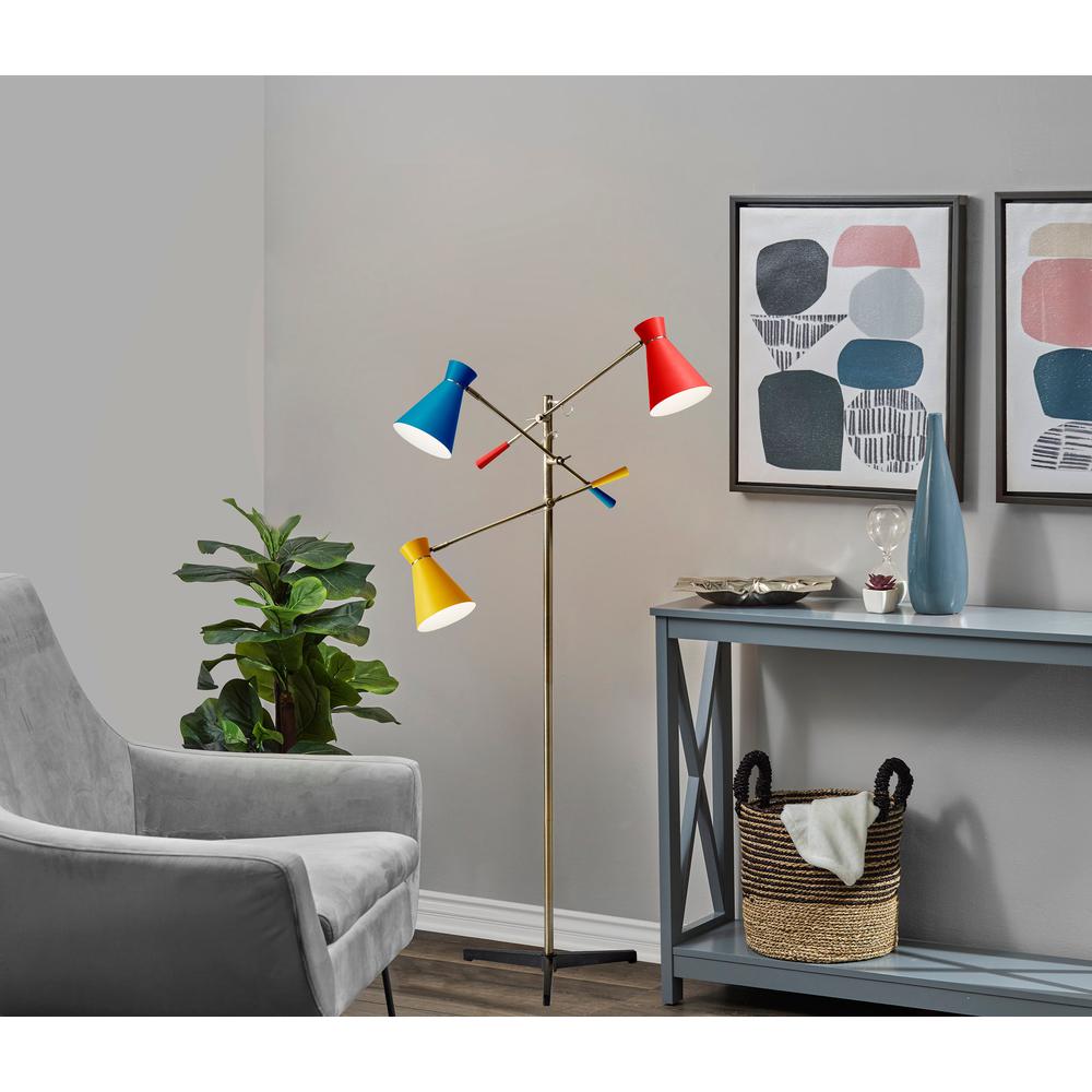 Lyle 3-Arm Floor Lamp. Picture 2
