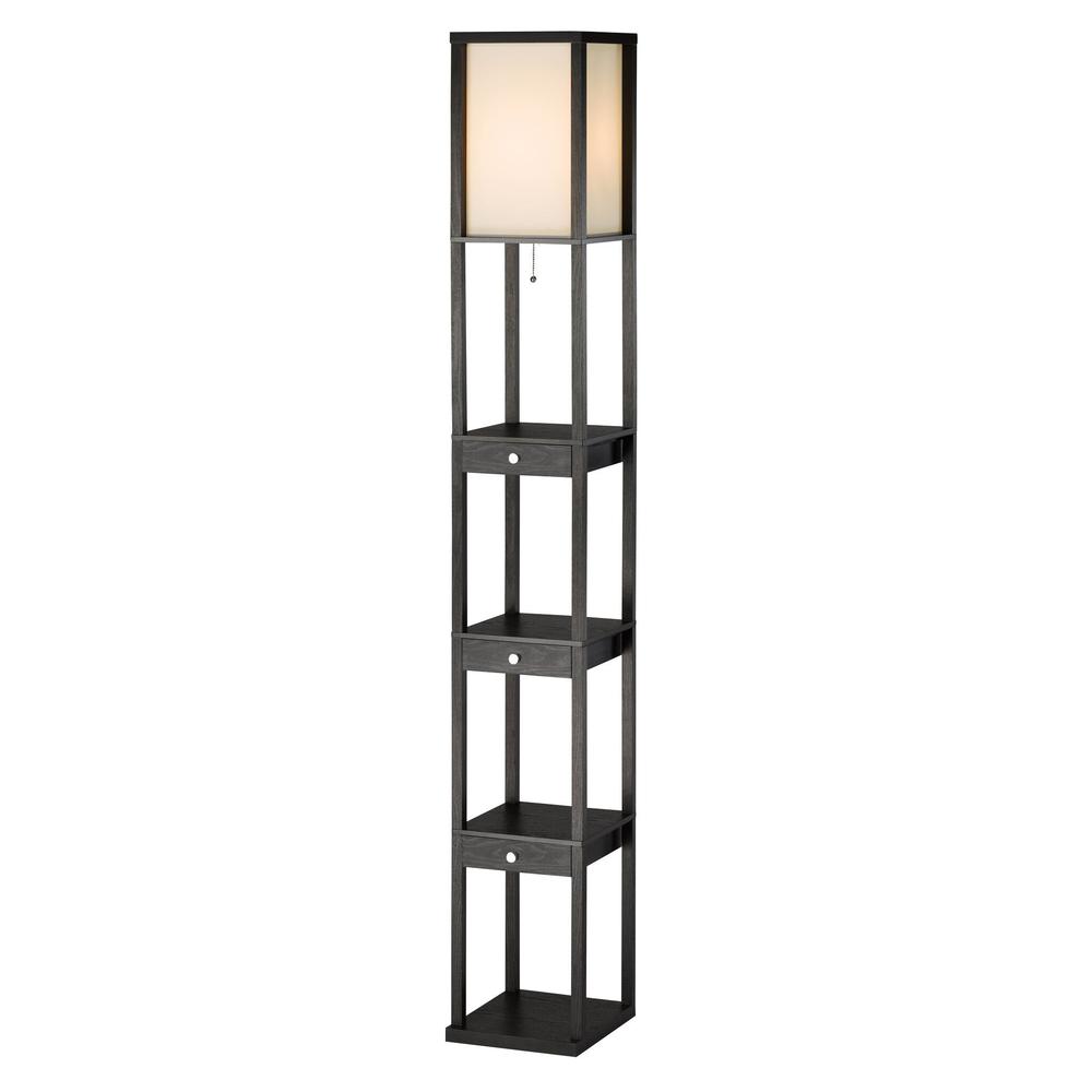 Murray Three Drawer Shelf Lamp. Picture 1