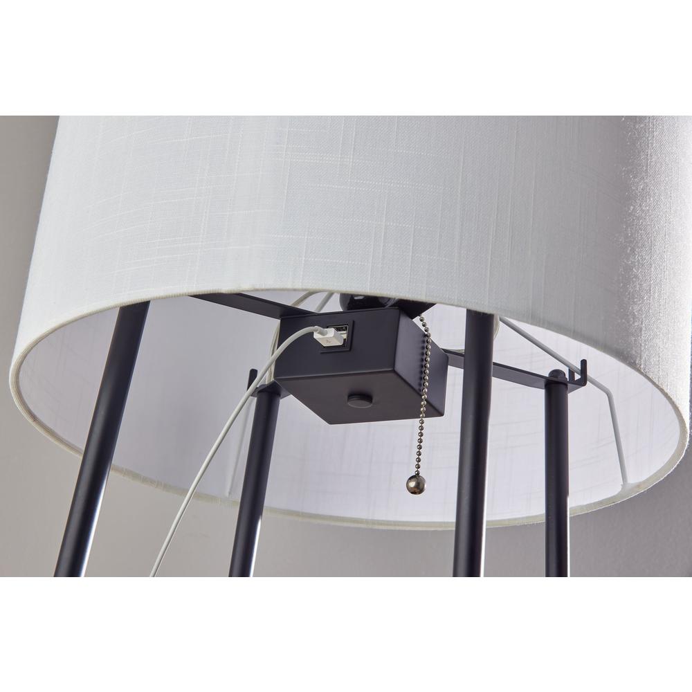 Henry AdessoCharge Shelf Floor Lamp- Natural. Picture 7