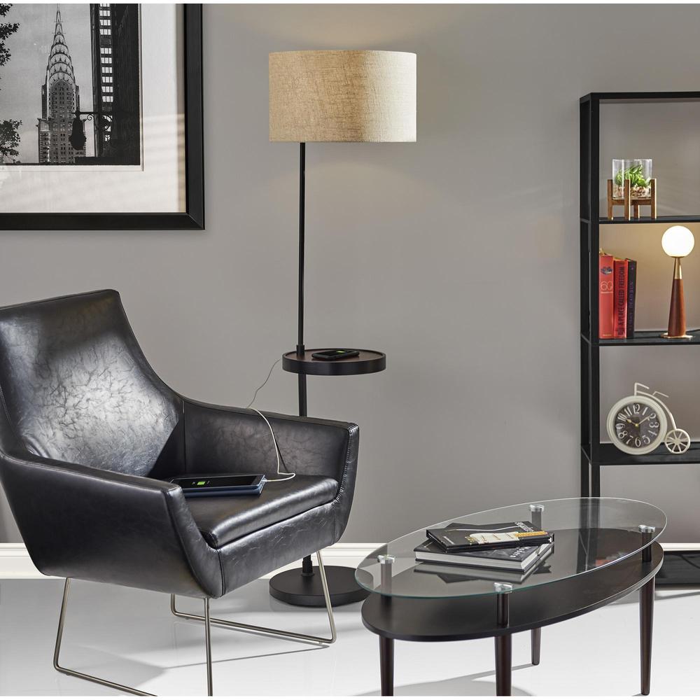 Oliver Wireless Charging Shelf Floor Lamp. Picture 6