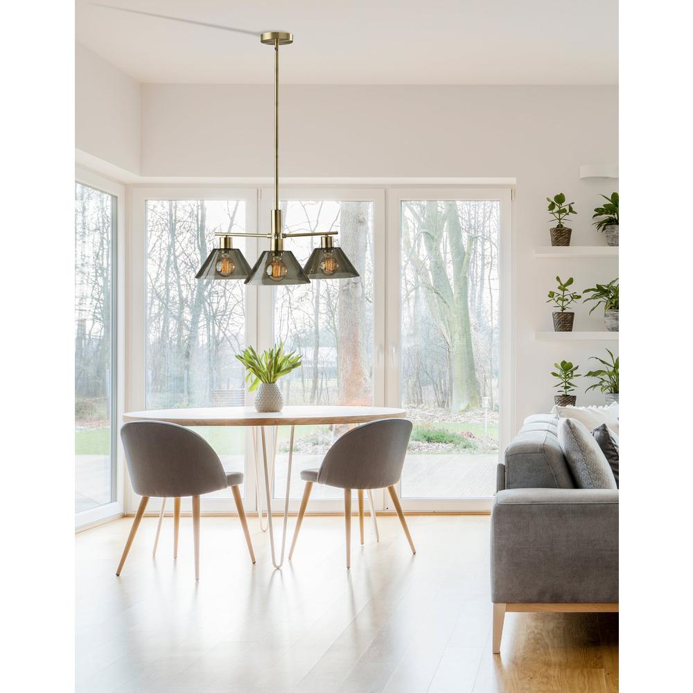 Zoe 3 Light Chandelier. Picture 10