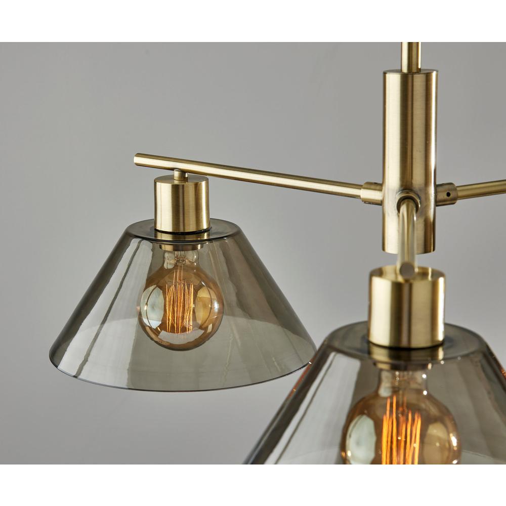 Zoe 3 Light Chandelier. Picture 6