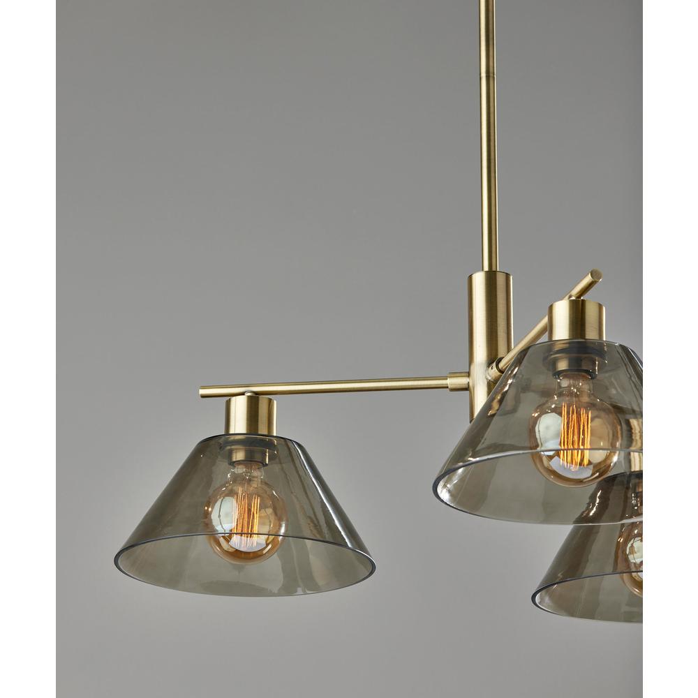 Zoe 3 Light Chandelier. Picture 8