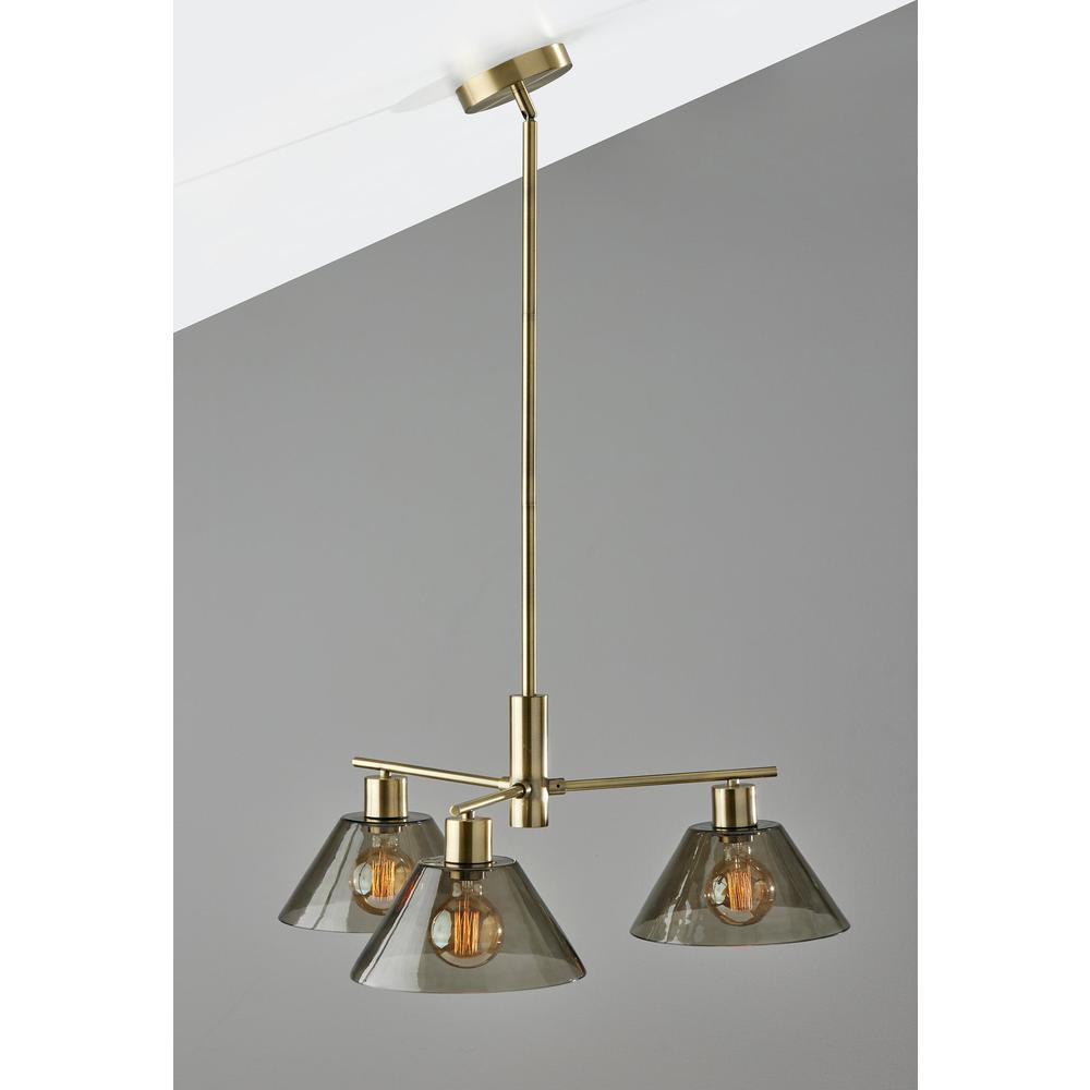 Zoe 3 Light Chandelier. Picture 9