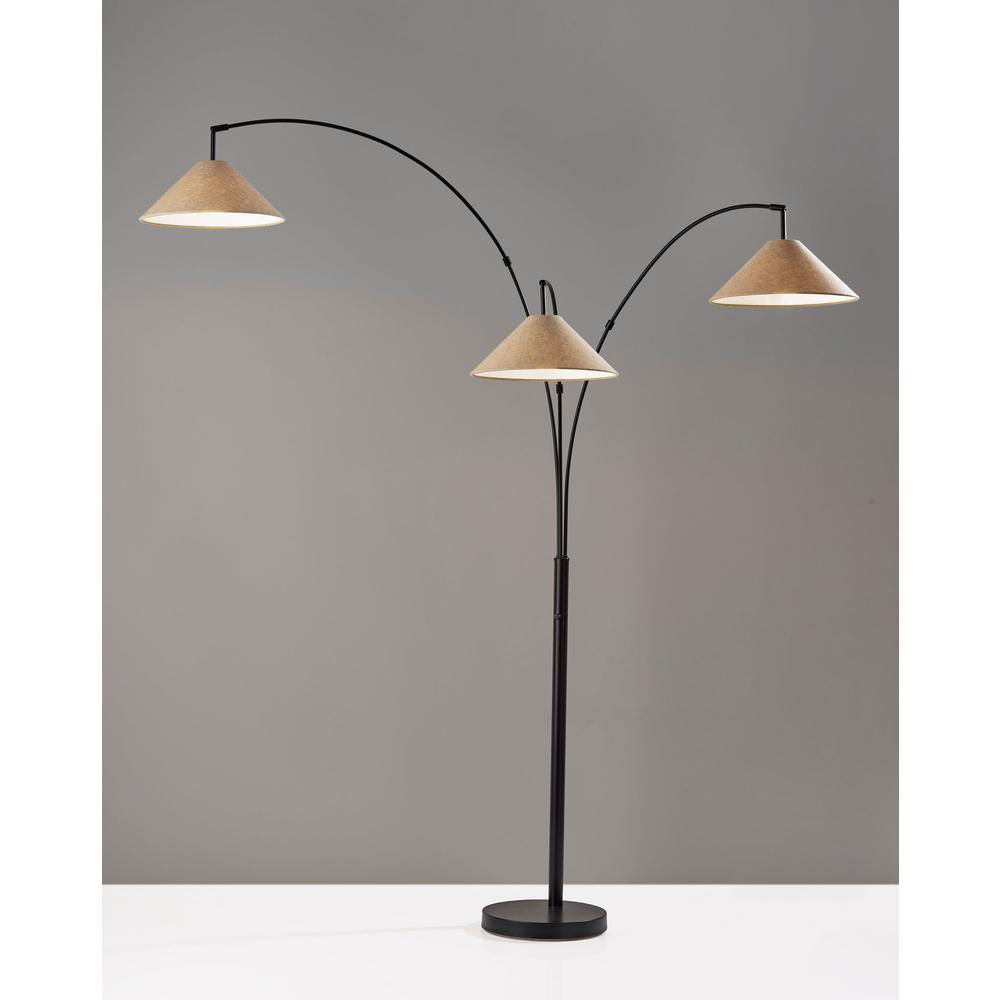 Braxton 3-Arm Arc Lamp. Picture 4