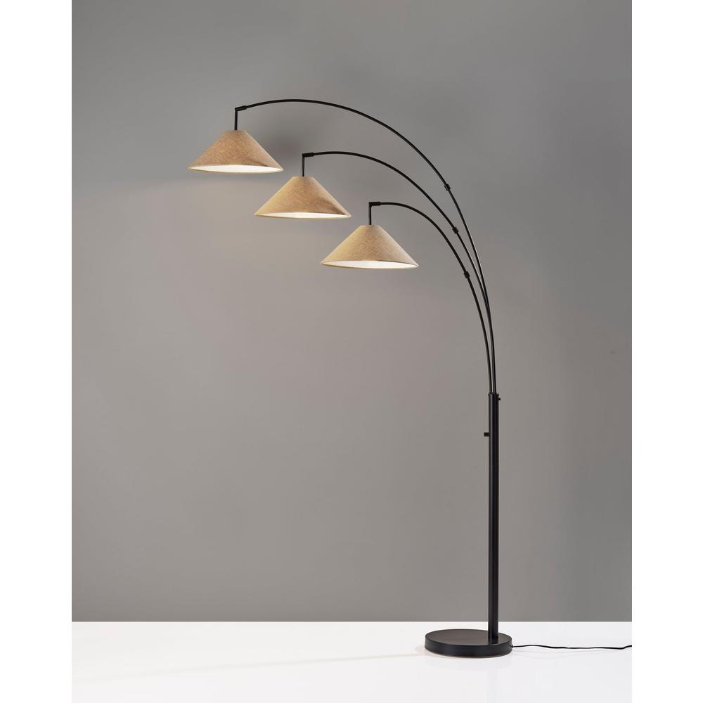 Braxton 3-Arm Arc Lamp. Picture 5