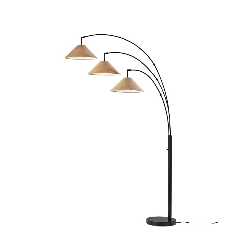 Braxton 3-Arm Arc Lamp. Picture 1