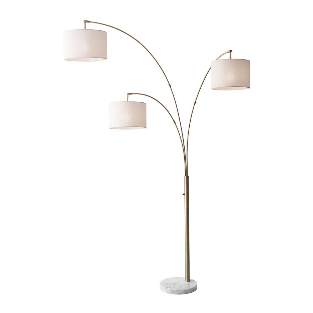 Bowery 3-Arm Arc Lamp. Picture 1