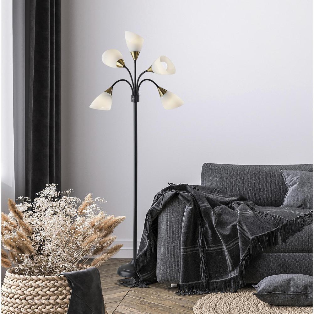 5 Light Floor Lamp. Picture 2
