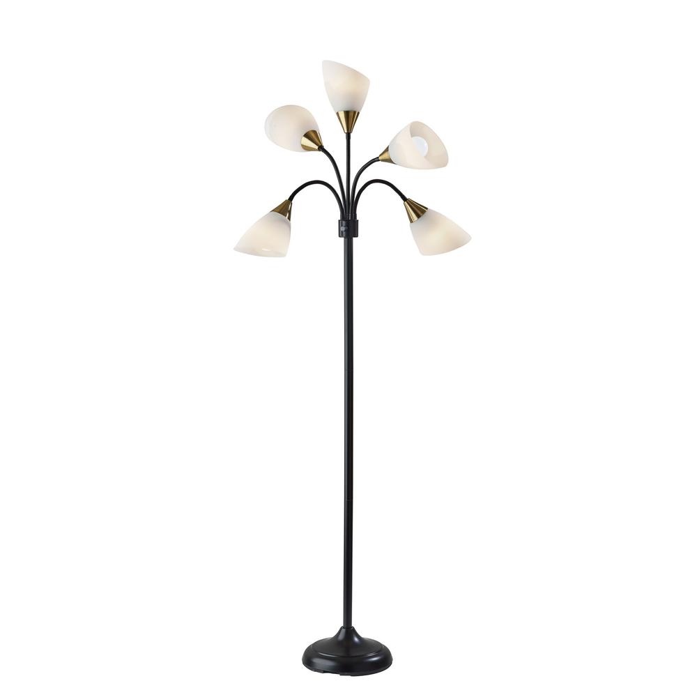 5 Light Floor Lamp. Picture 1