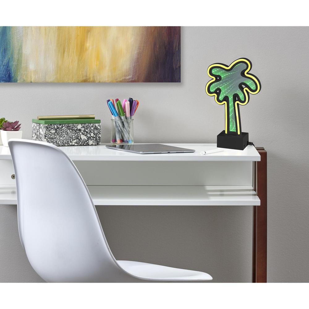 Infinity Neon Palm Tree Table/Wall Lamp. Picture 2