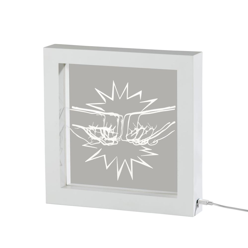 Fist Bump Video Light Box. Picture 1