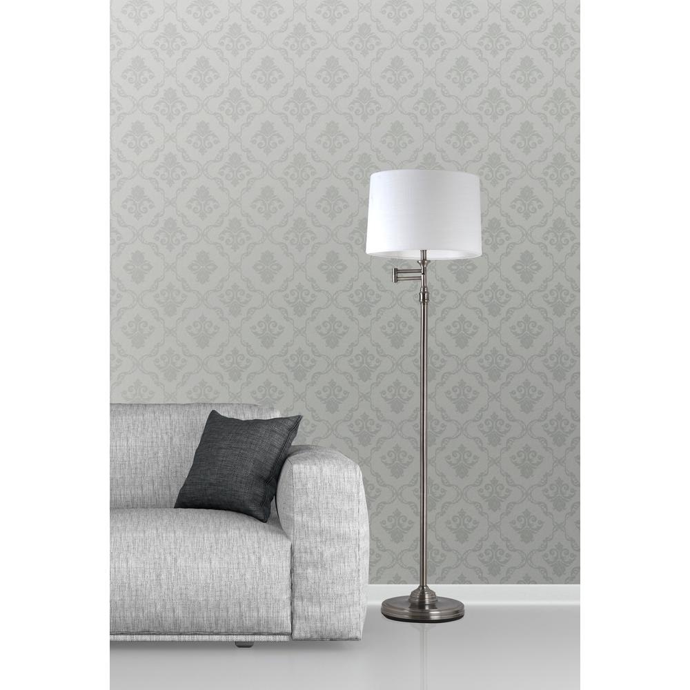 Aaron Swing Arm Floor Lamp. Picture 2