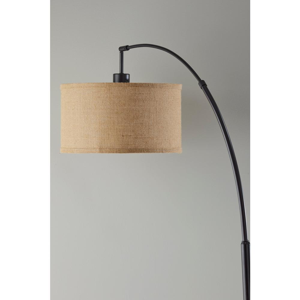Burlap Arc Lamp. Picture 6