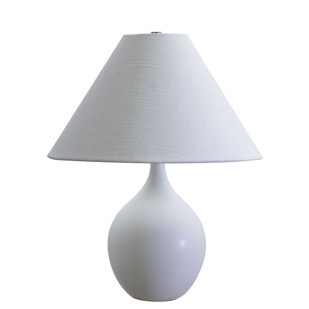 Scatchard 19" Stoneware Accent Lamp in Oatmeal. Picture 2