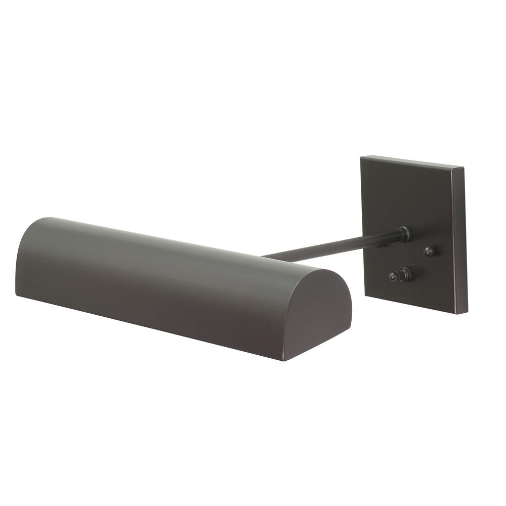 Traditional 14" Mahogany Bronze Plug-In Picture Lights. Picture 1