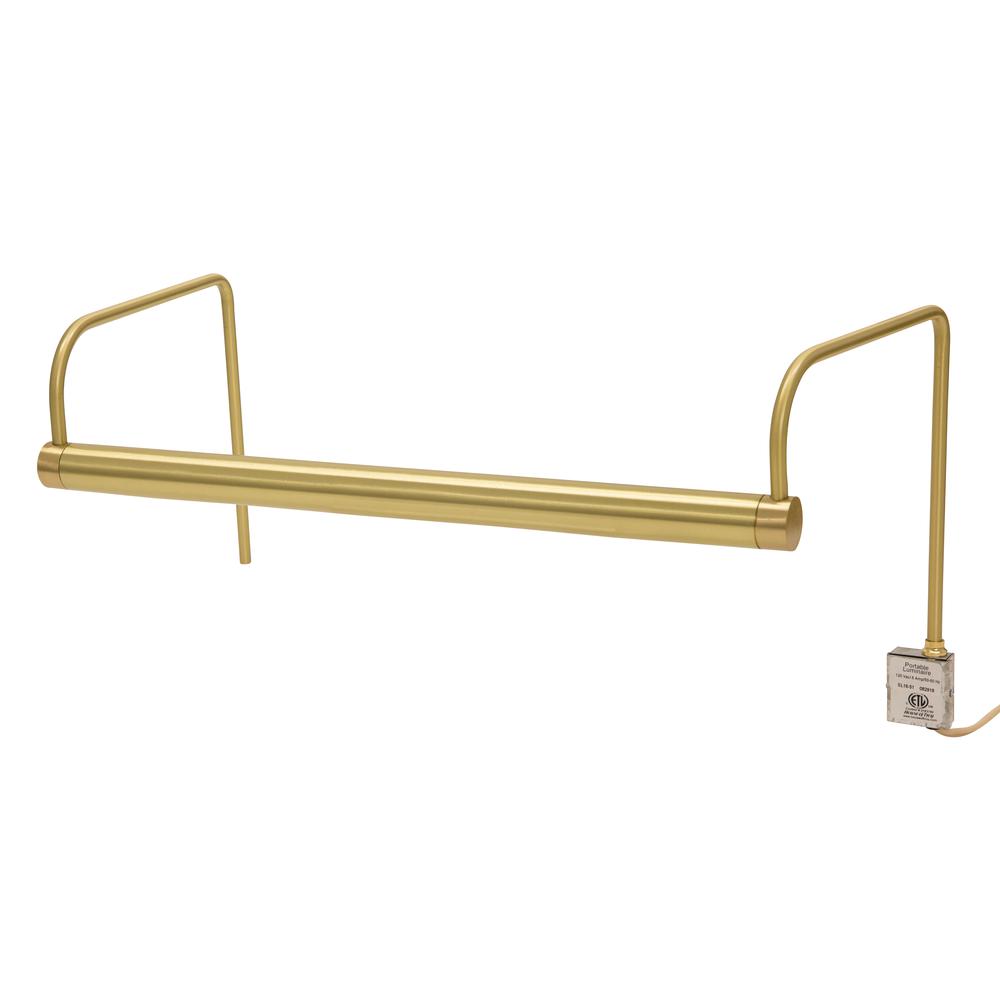 Slim-Line 16" Satin Brass Plug-In Picture Lights. Picture 3