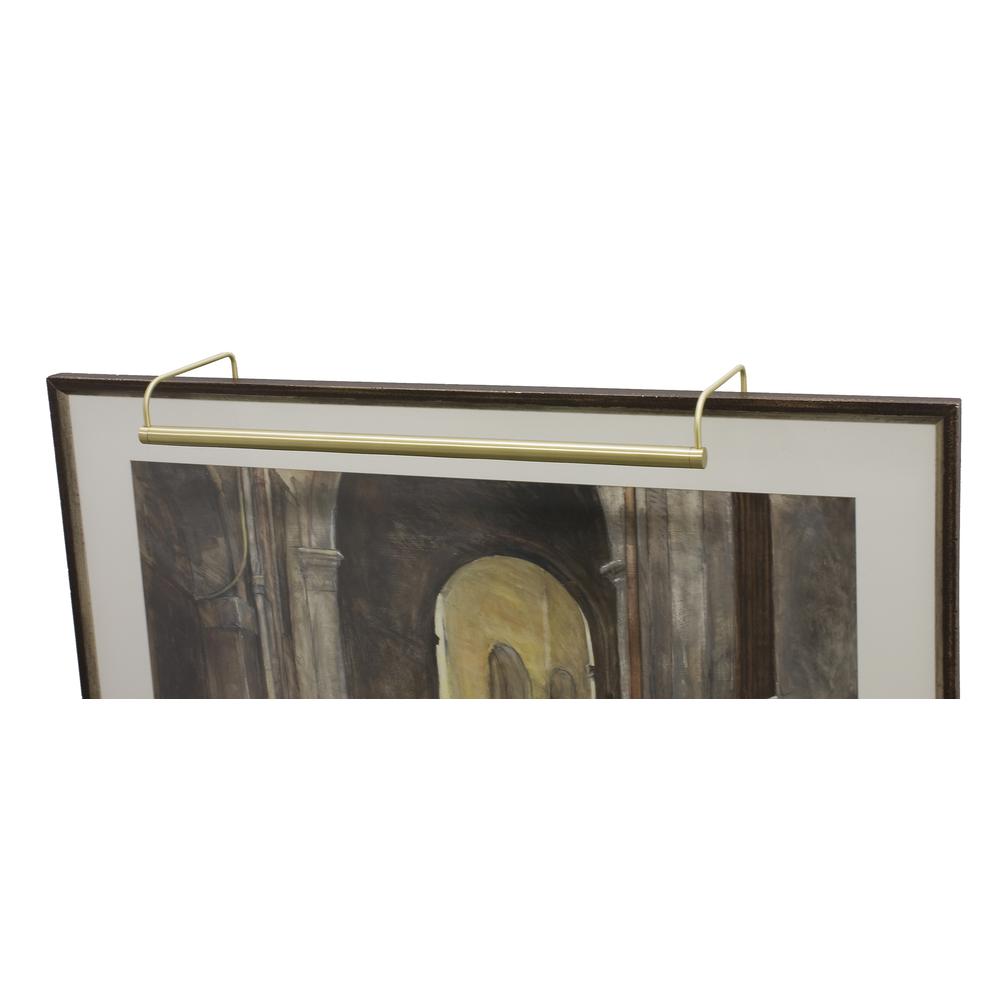 Slim-Line 30" Satin Brass Plug-In Picture Lights. Picture 2