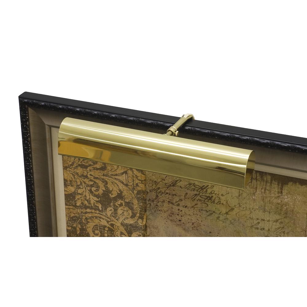 Traditional 18" Polished Brass Plug-In Picture Lights. Picture 2