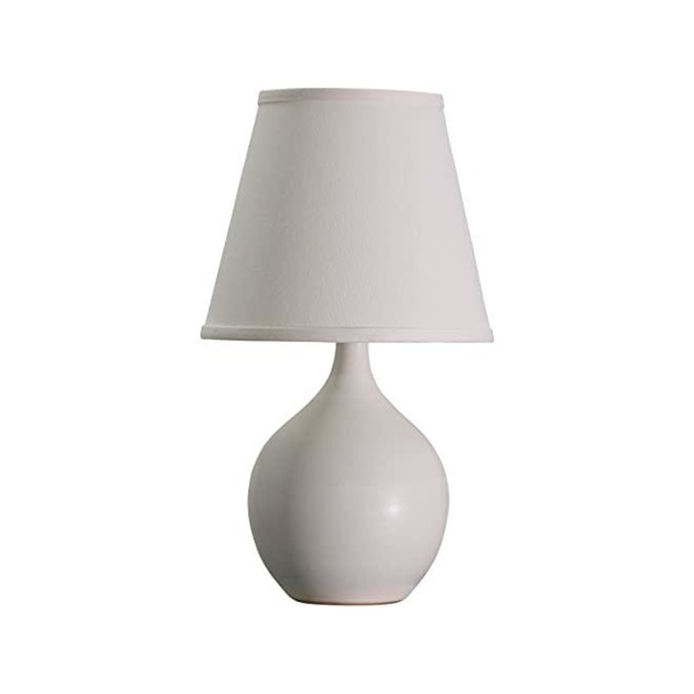 Scatchard 13.5" Mini Accent Lamp in Decorated Red. Picture 1