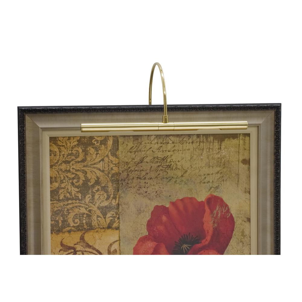 Advent Profile 16" Polished Brass Plug-In Picture Lights. Picture 1