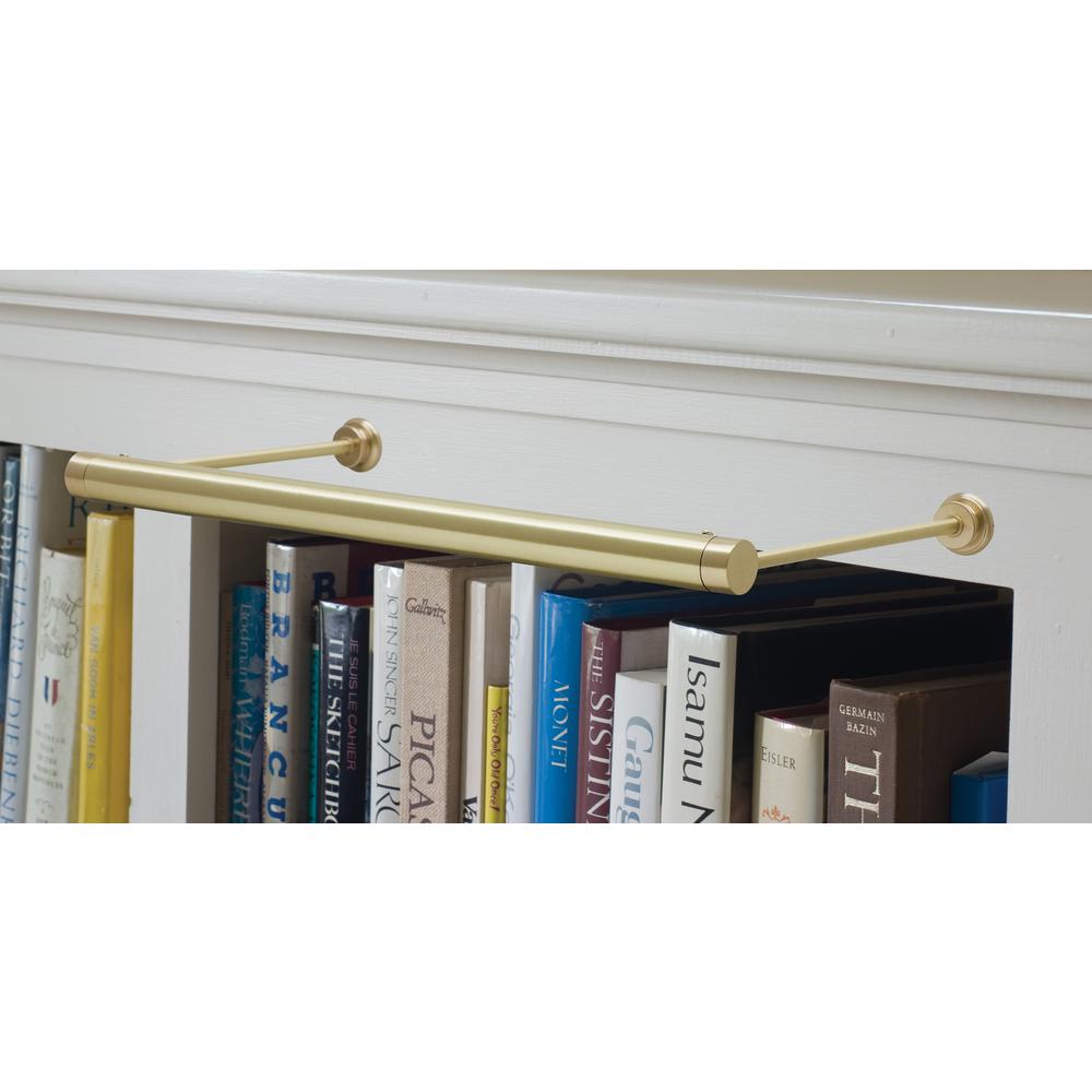 Slim-Line 16" Satin Brass Plug-In Picture Lights. Picture 1