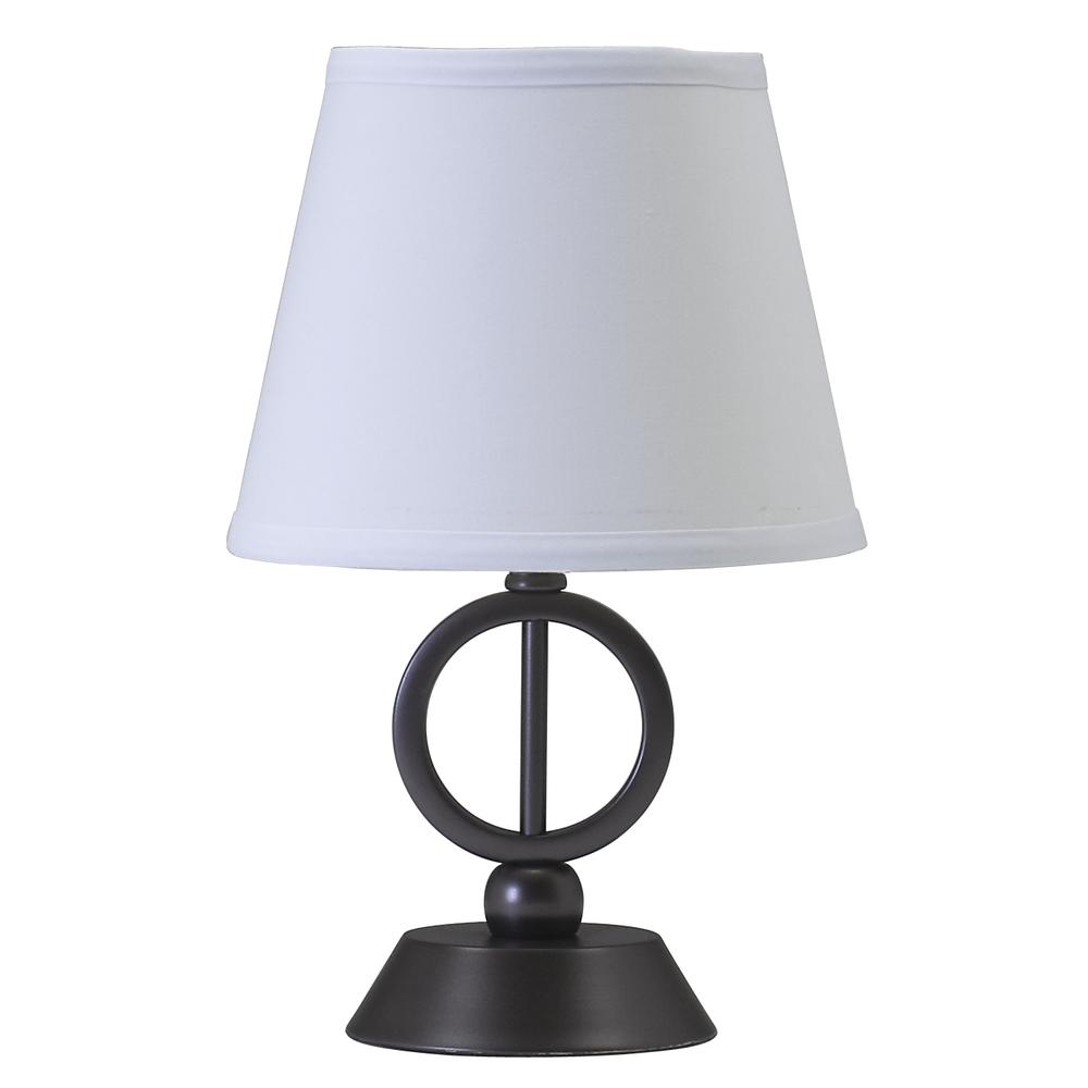 Coach 14" Oil Rubbed Bronze Table Lamps. Picture 1