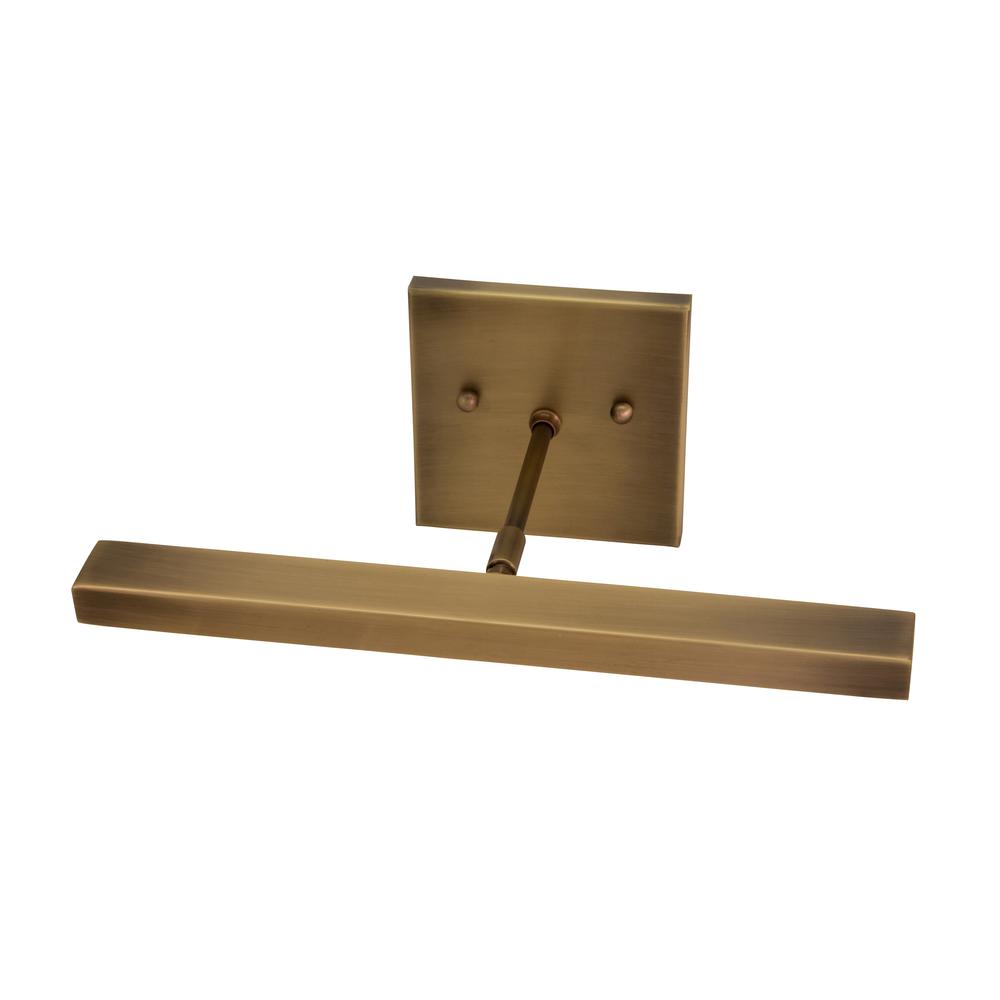 Direct Wire Horizon 12" LED Antique Brass Picture Lights. Picture 1