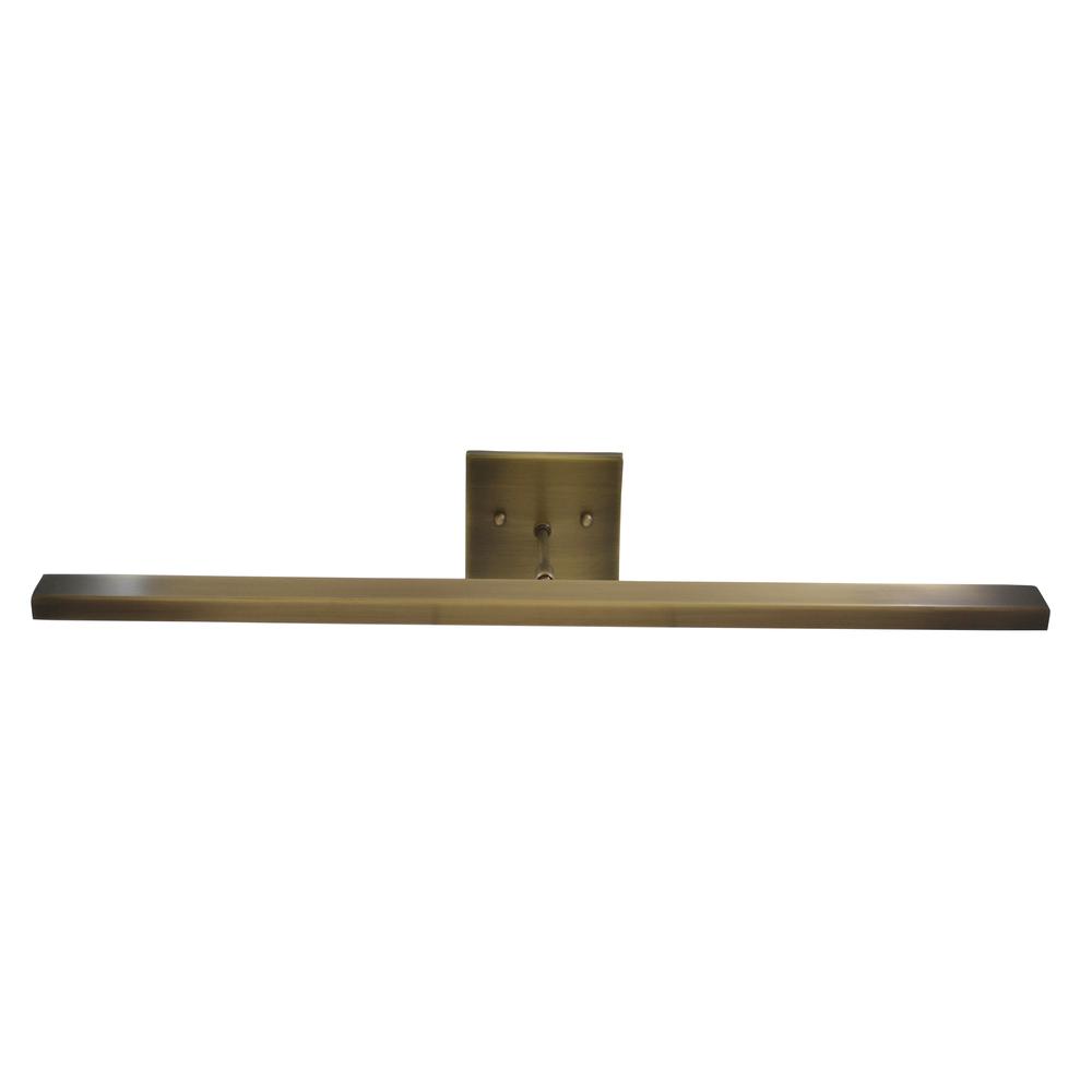 Direct Wire Horizon 26" LED Antique Brass Picture Lights. Picture 1