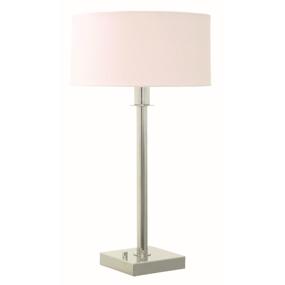 Franklin 27" Polished Nickel Table Lamps. Picture 1