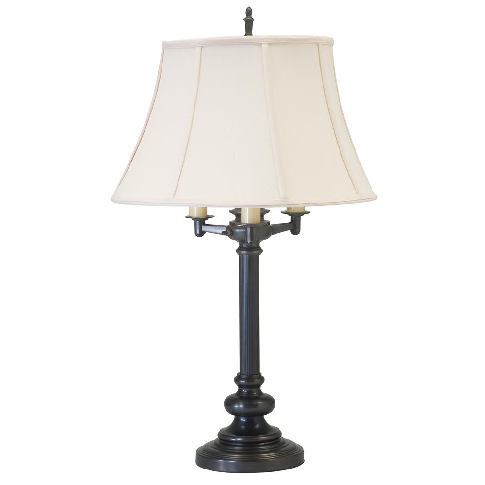 Newport 30" Oil Rubbed Bronze Six-Way Table Lamps. Picture 1