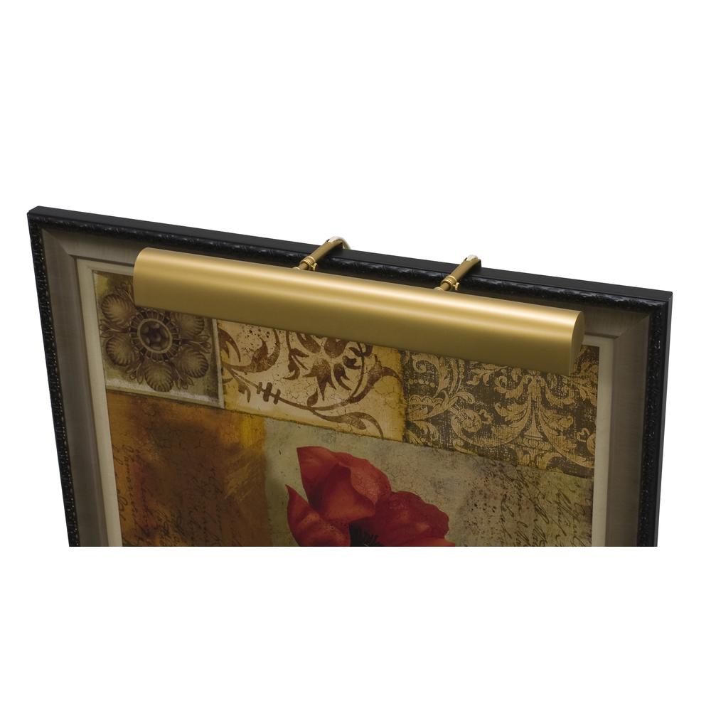 Traditional LED 24" Gold Plug-In Picture Lights. Picture 1